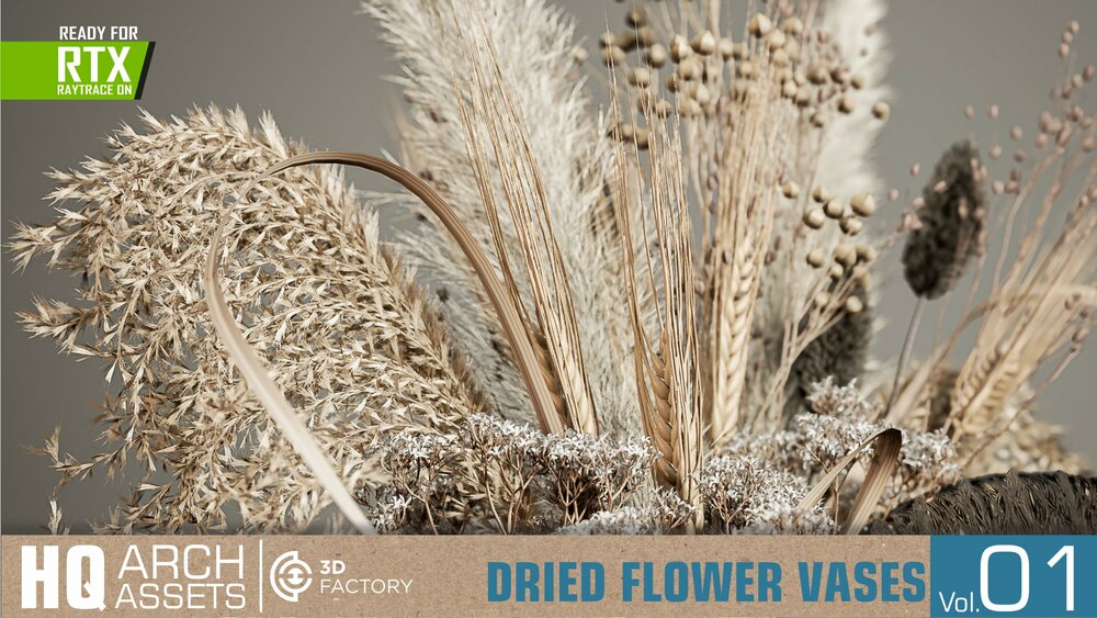 HQ Dried Flower Vases Vol. 1 