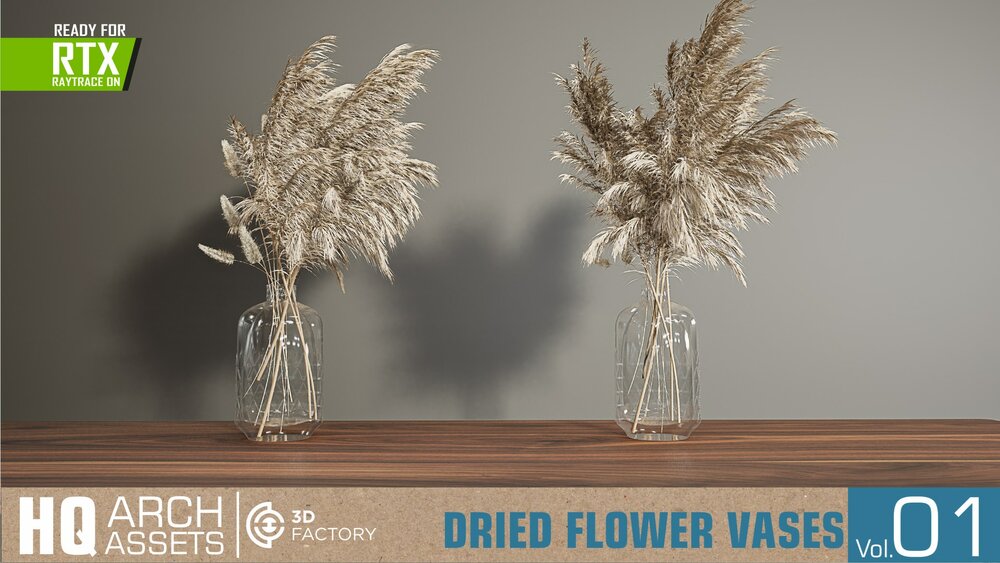 HQ Dried Flower Vases Vol. 1 