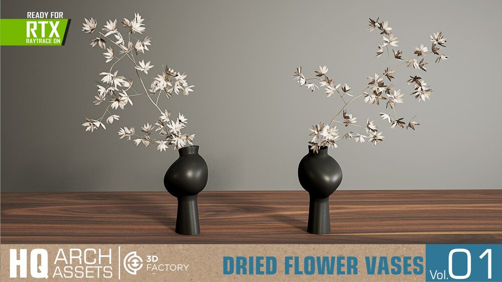 HQ Dried Flower Vases Vol. 1 