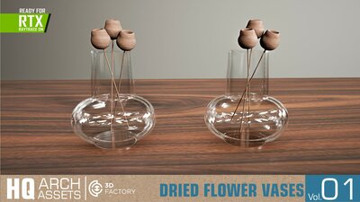 HQ Dried Flower Vases Vol. 1 