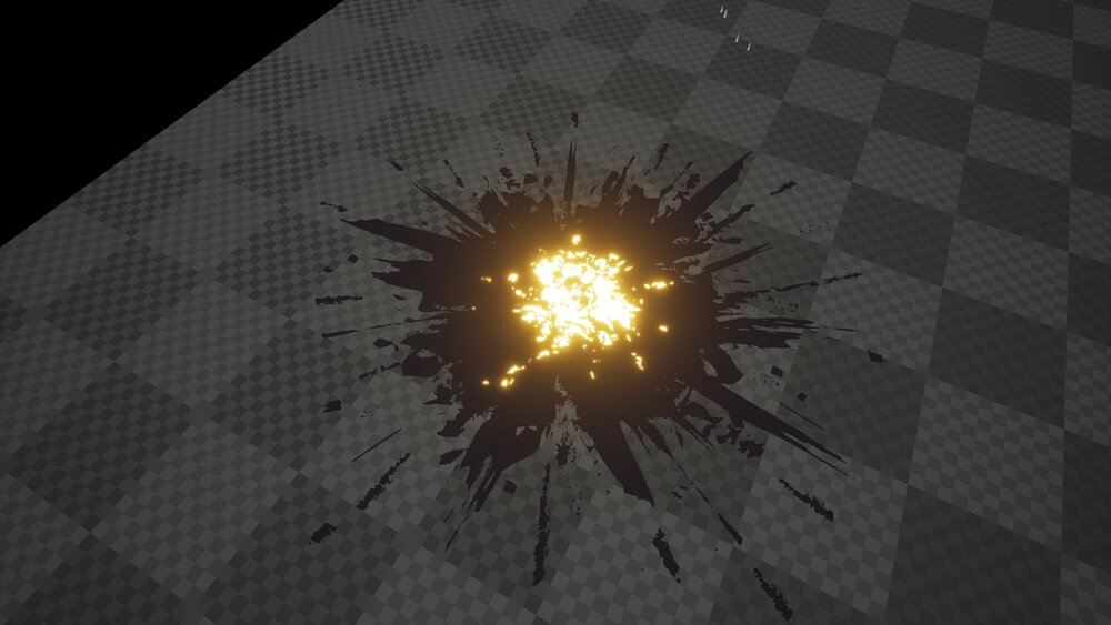 Cartoony Impact - Stylized Particle Simulation #1 