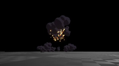 Cartoony Impact - Stylized Particle Simulation #1 