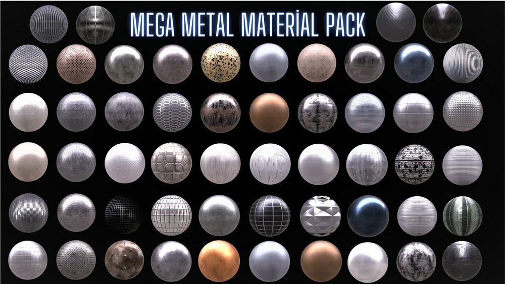 Mega Metal Material Pack 