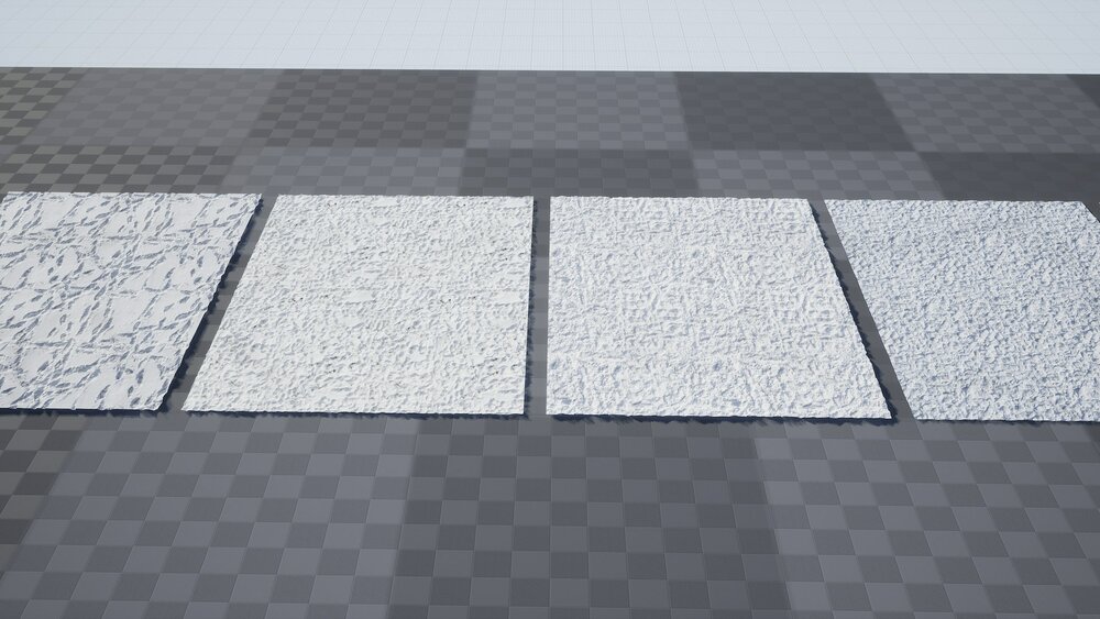 Snow area materials. part 01 