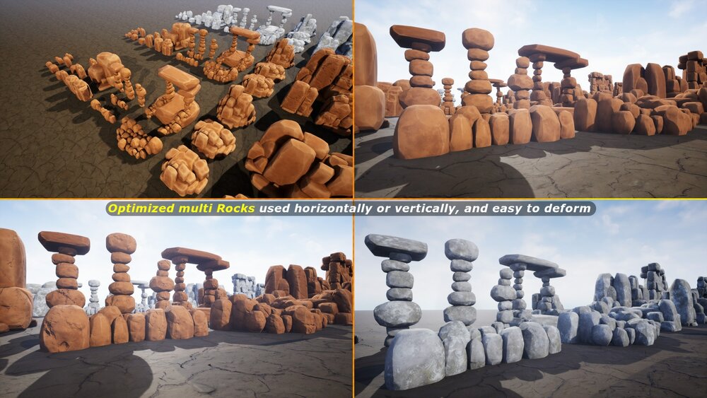 Stylized Rocks System 