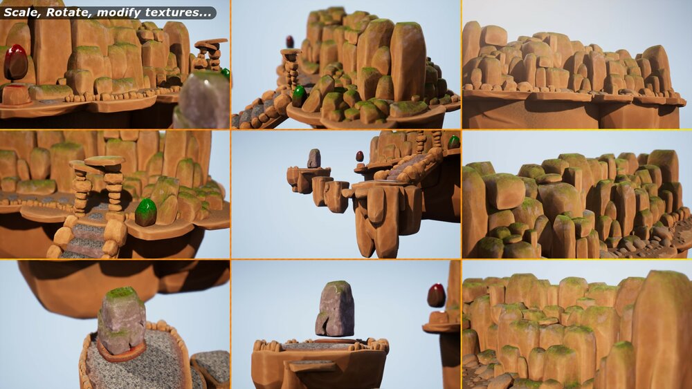 Stylized Rocks System 