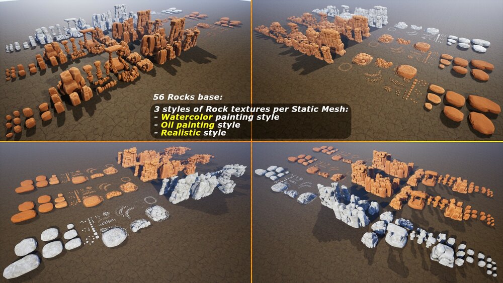 Stylized Rocks System 