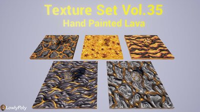 Lava Vol.35 - Hand Painted Textures 