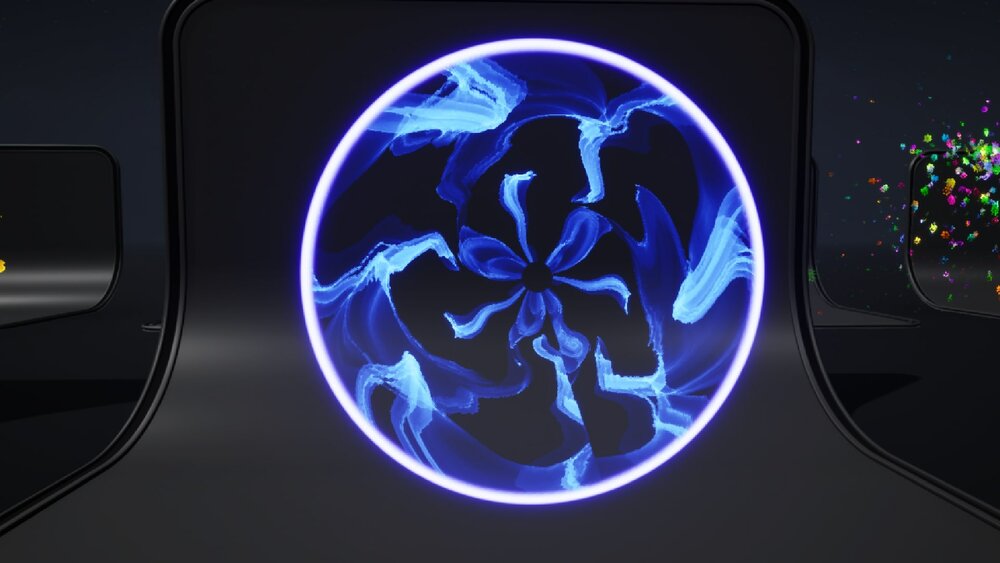 Particals FX Effect with shield Portal leaf Snow 