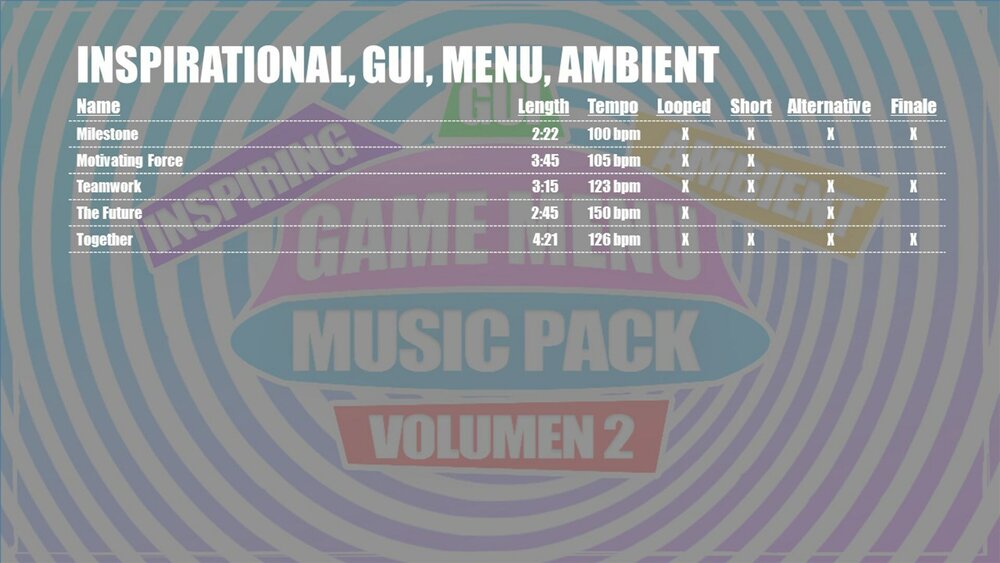 Game Menu Music Pack Vol. 2 