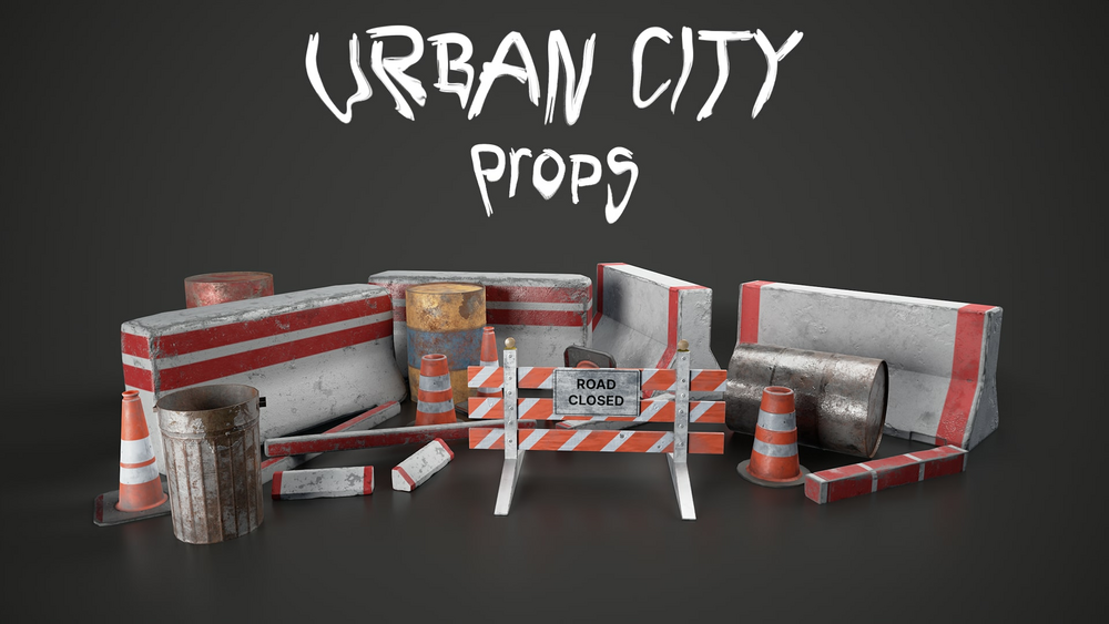 Urban City Props Vol. 1 