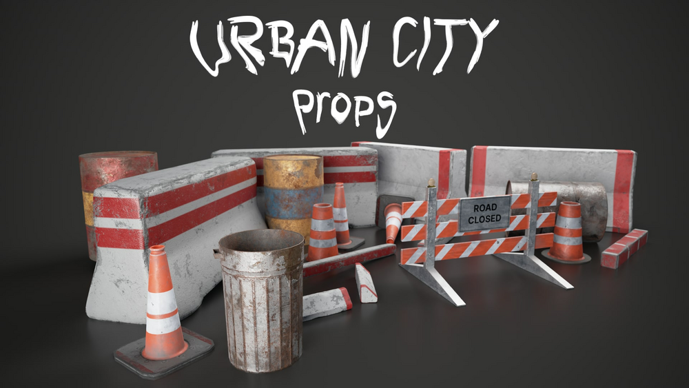 Urban City Props Vol. 1 