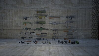 25 Low Poly Guns 