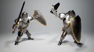 Stylized Low Poly Knight 