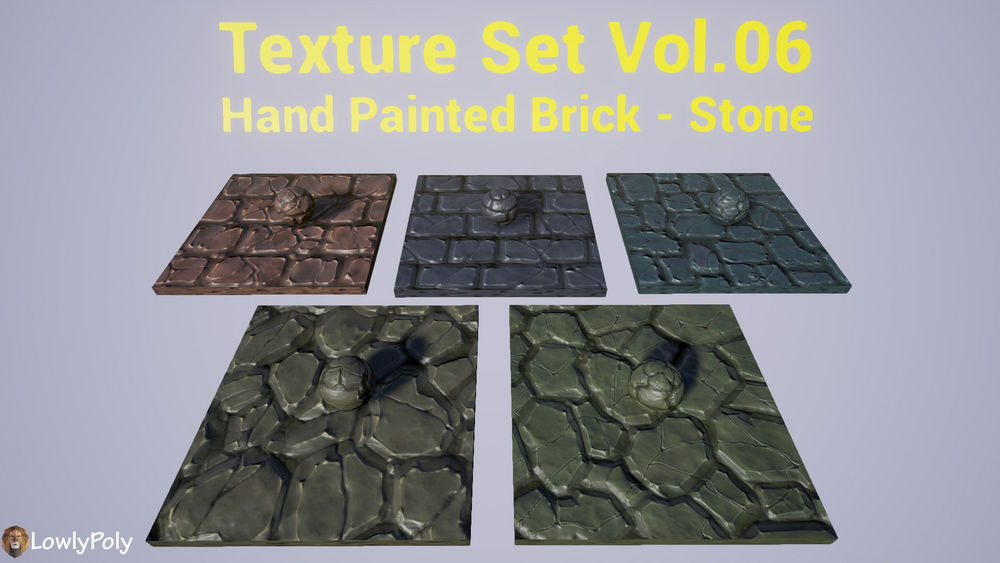 Stylized Texture Pack - VOL.01 Textures 