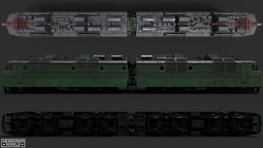 Soviet Electric Locomotive 