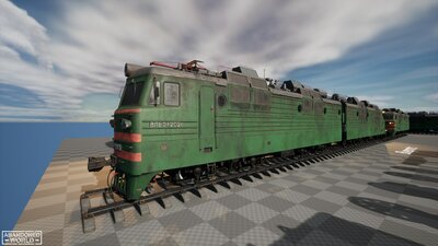 Soviet Electric Locomotive 