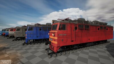 Soviet Electric Locomotive 