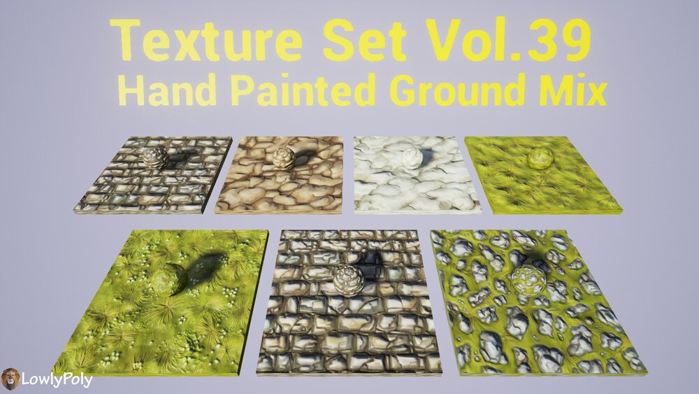 Ground Mix Vol.39 - Hand Painted Textures 