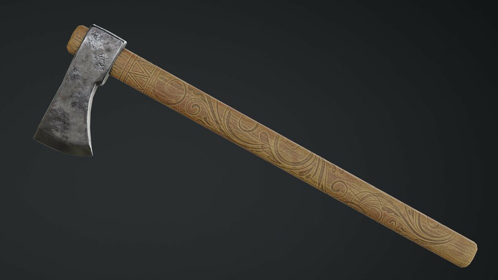 Medieval Ax Set 01 