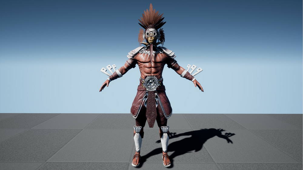 Aztec warrior 