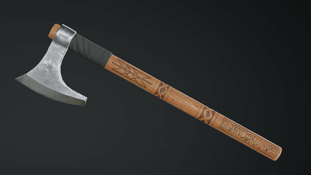 Medieval Ax Set 01 