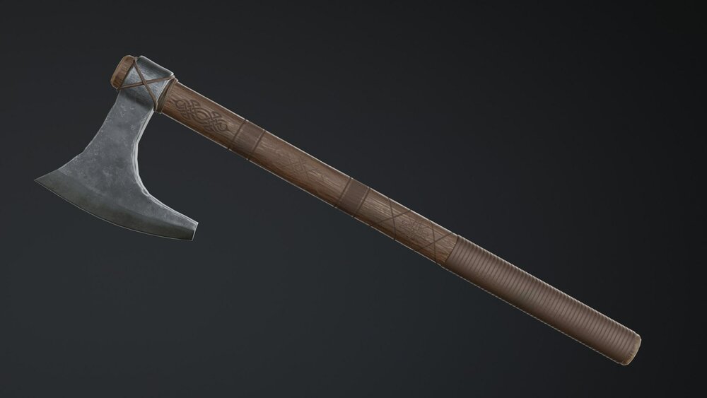 Medieval Ax Set 01 