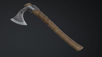 Medieval Ax Set 01 