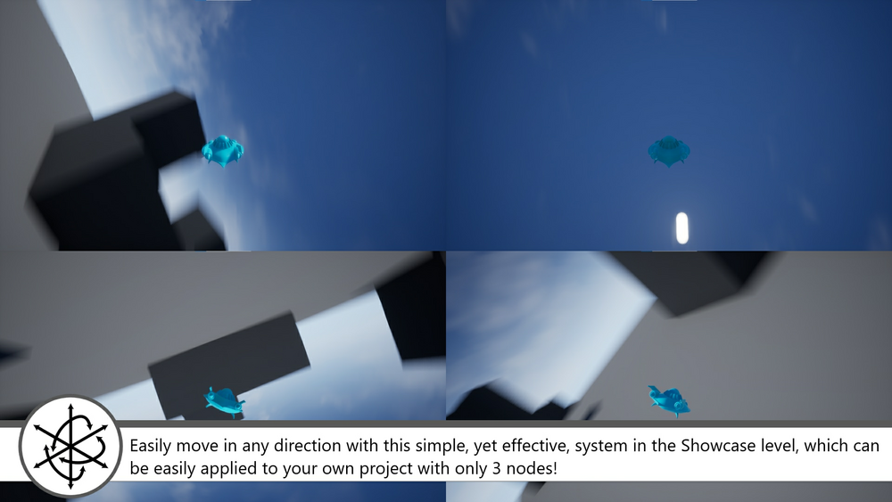 EZDof - Clean Gimball Lock Solution / 6 Degree of Freedom Movement Component 