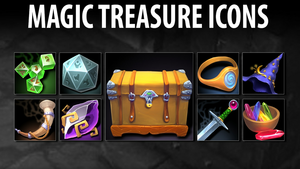 Magic Treasure Icons 