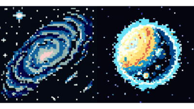 Pixelated Planets 