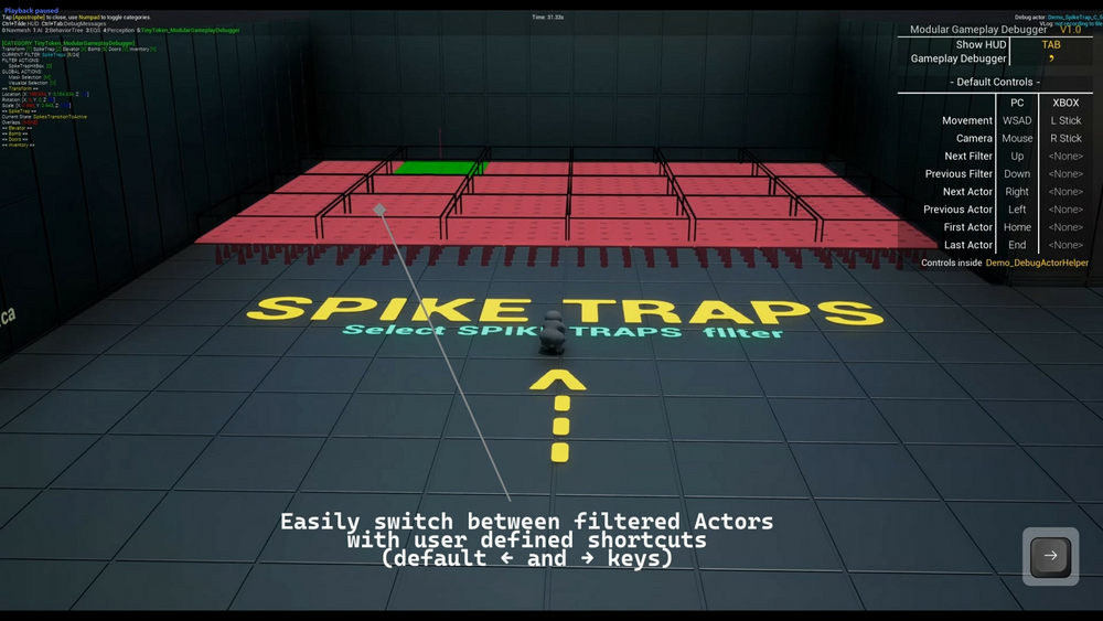 Modular Gameplay Debugger 