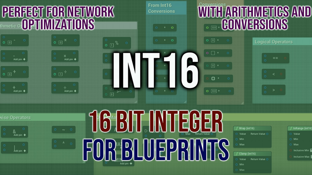 Int16 for Blueprints 