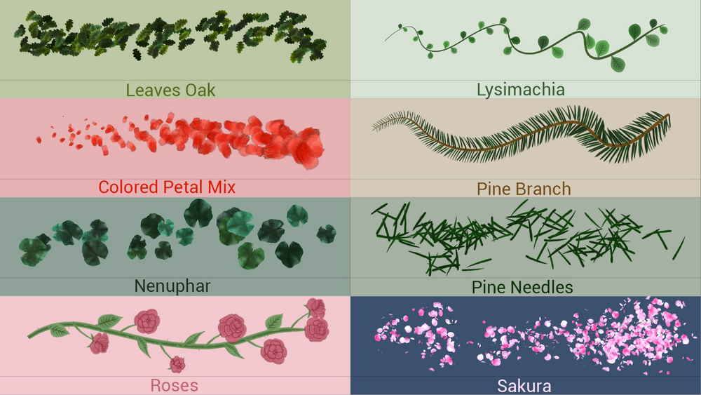 Vegetation Tool Brush Pack for ILIAD 