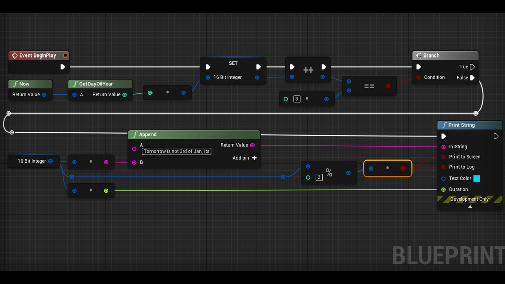 Int16 for Blueprints 