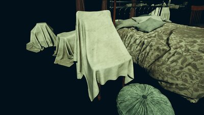 Old Bed and Cloth Cover Pack 