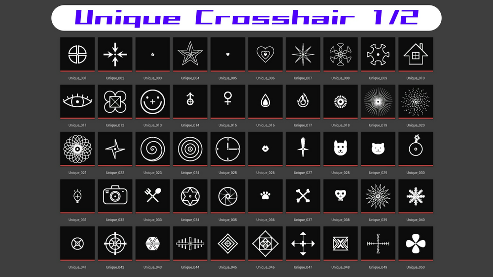 Unique & Common Crosshairs Pack 