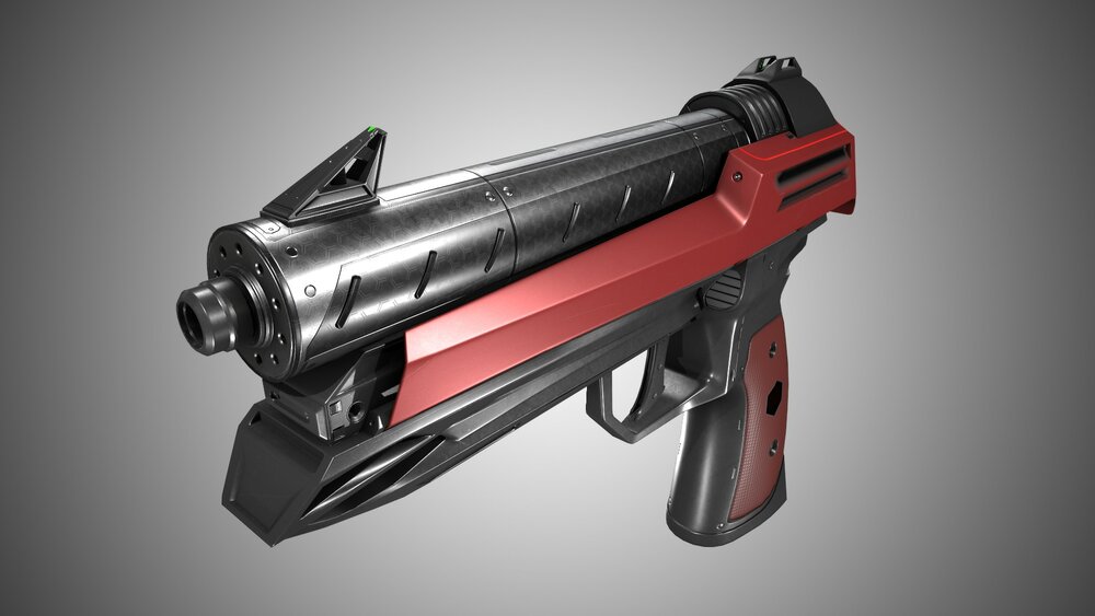 Sci-Fi Makarov Pistol 