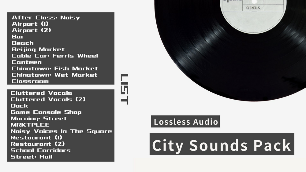 City Sounds Package 