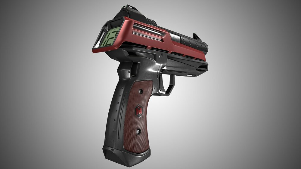 Sci-Fi Makarov Pistol 