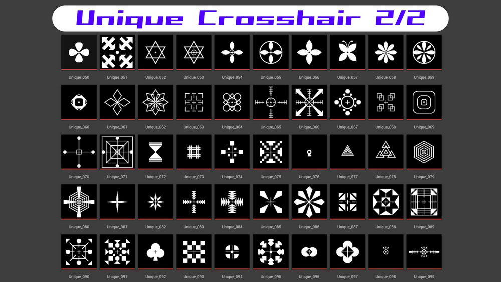 Unique & Common Crosshairs Pack 