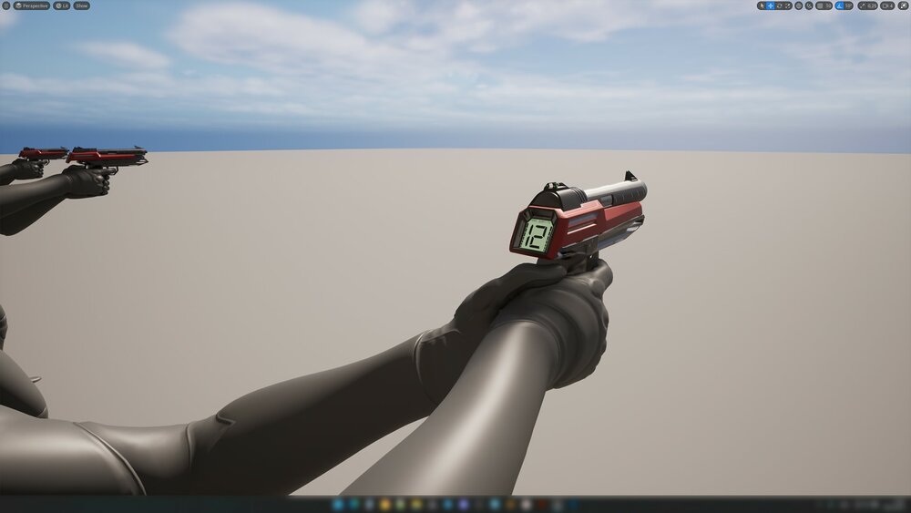 Sci-Fi Makarov Pistol 