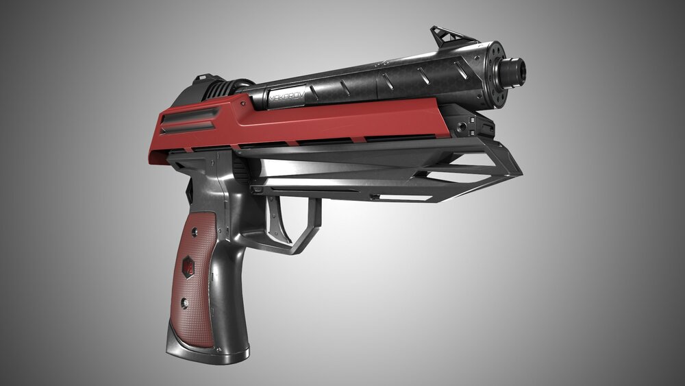 Sci-Fi Makarov Pistol 