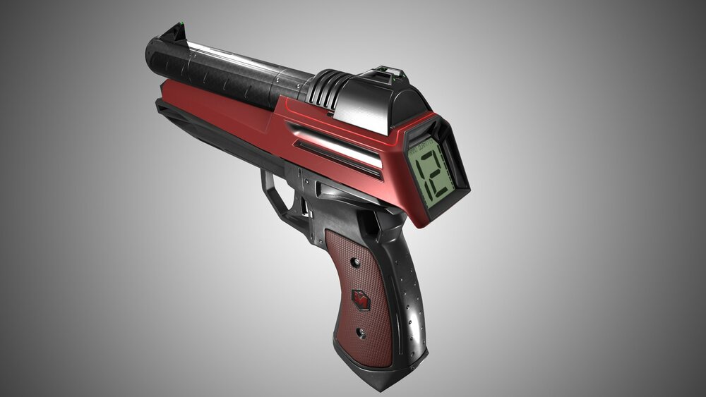 Sci-Fi Makarov Pistol 