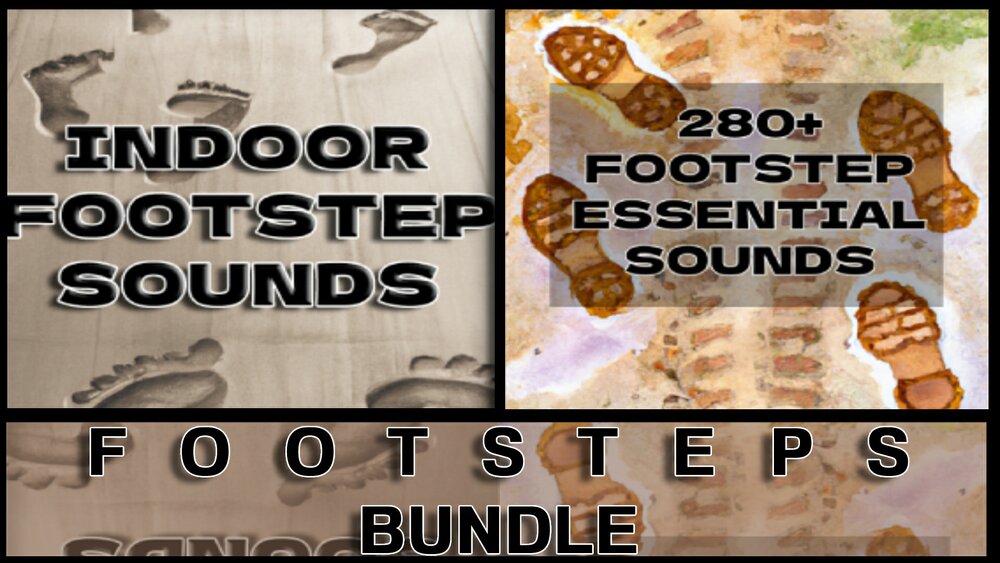 UNIQUE FOOTSTEPS BUNDLE! 