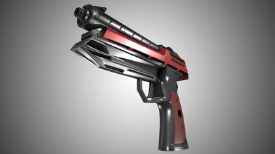 Sci-Fi Makarov Pistol 