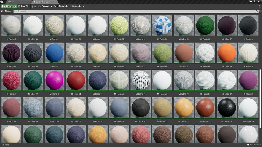 4K Fabric Material Bundle 