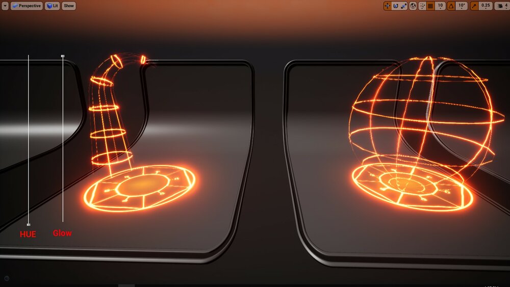 Unreal Engine Niagar_VFX_Shield_Pack01 