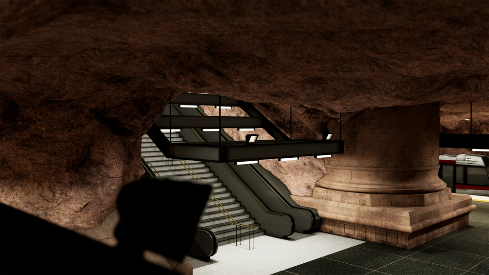 Cave Metro Station 