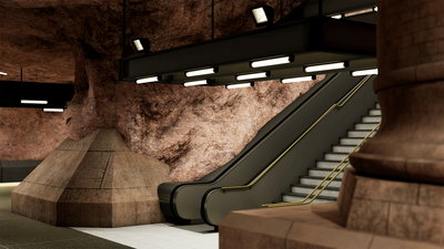 Cave Metro Station 